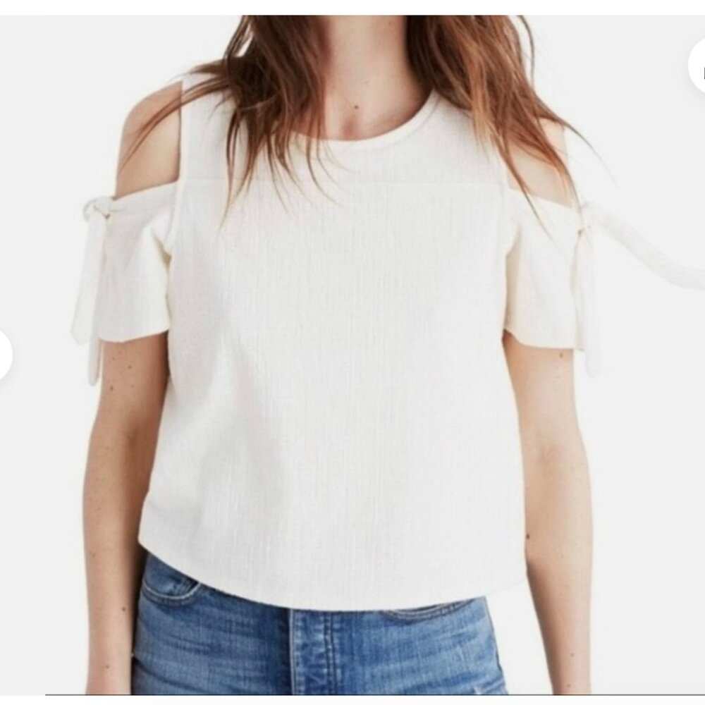 Madewell Skylark cold shoulder top - Size XXS